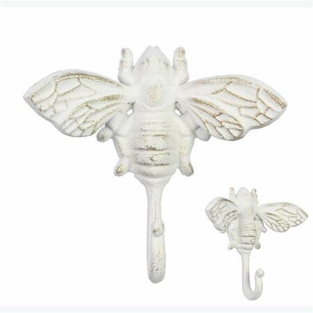 YOUNGS Cast Iron Honey Bee Wall Hook 73564